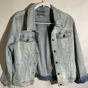 Garnet Hill Light Blue Denim Jacket 14
